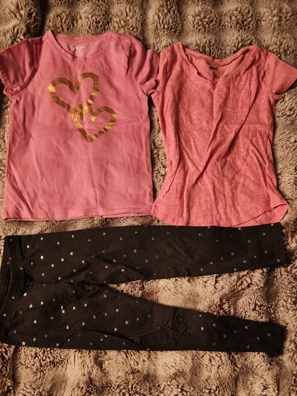 2 Shirts, 1 Pant, Size 6-7